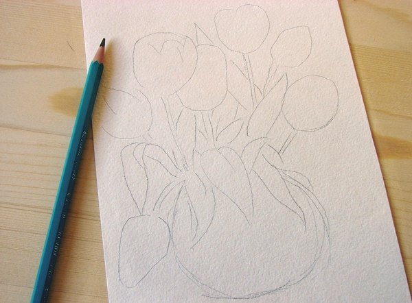  Cara  Melukis Bunga  Rosedi Dalam Pasu Cara  melukis bunga  